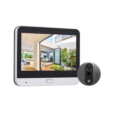 3MP WiFi Video Türklingel für Wohnung Guckloch Kamera 4,3-Zoll-Display Smart Leben/Tuya APP 1080P