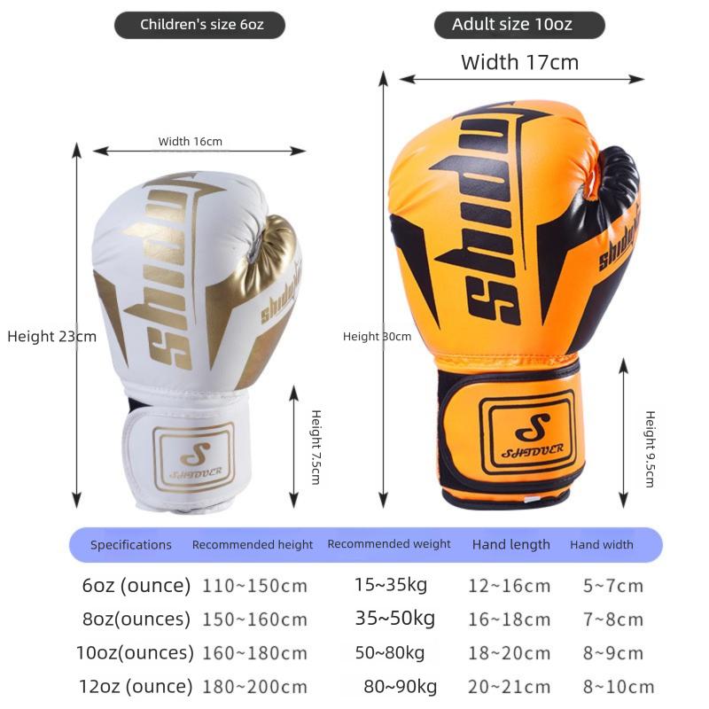 Professional Adult Boxing Gloves Adult Pro Boxing Gloves Sanda Muay Thai Sparring Sandbag Training Gloves Free Combat Fight Gear
