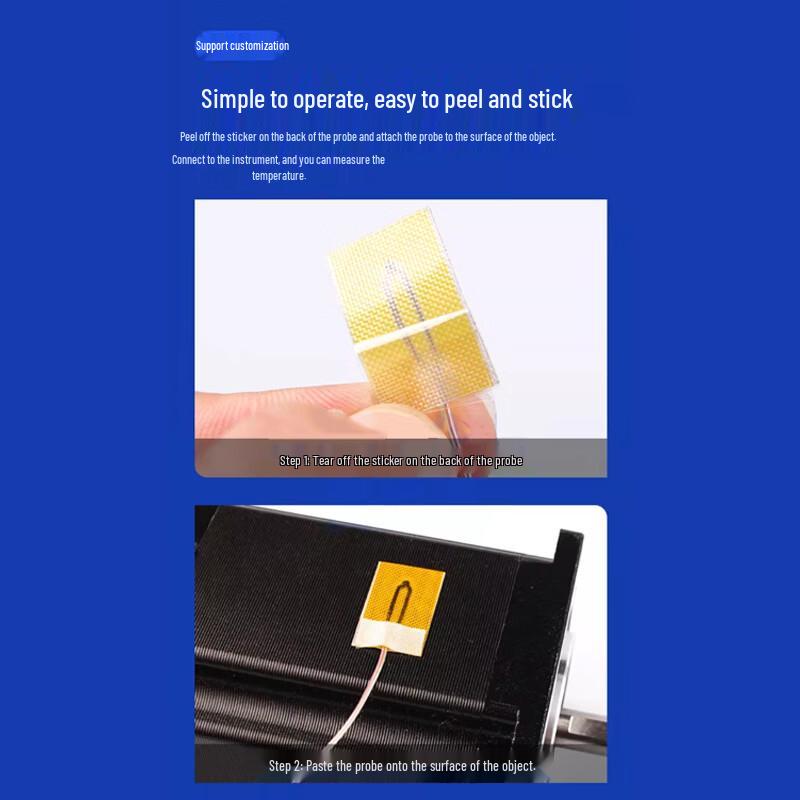 Surface Stick-on K/T-type Thermocouple Temperature Sensor