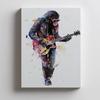 Guitar Master Poster Guitar Master Poster, 30X40 Cm, Dark Brown Wooden Frame, 230 Gsm Matte Paper