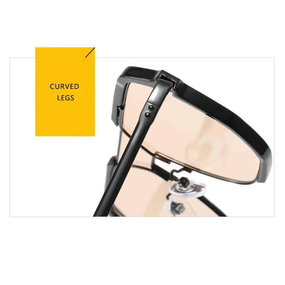 UV Protection Lightweight Comfortable Durable High Quality Stylish Edgy Punk Oversized Female Male Sun Glasses