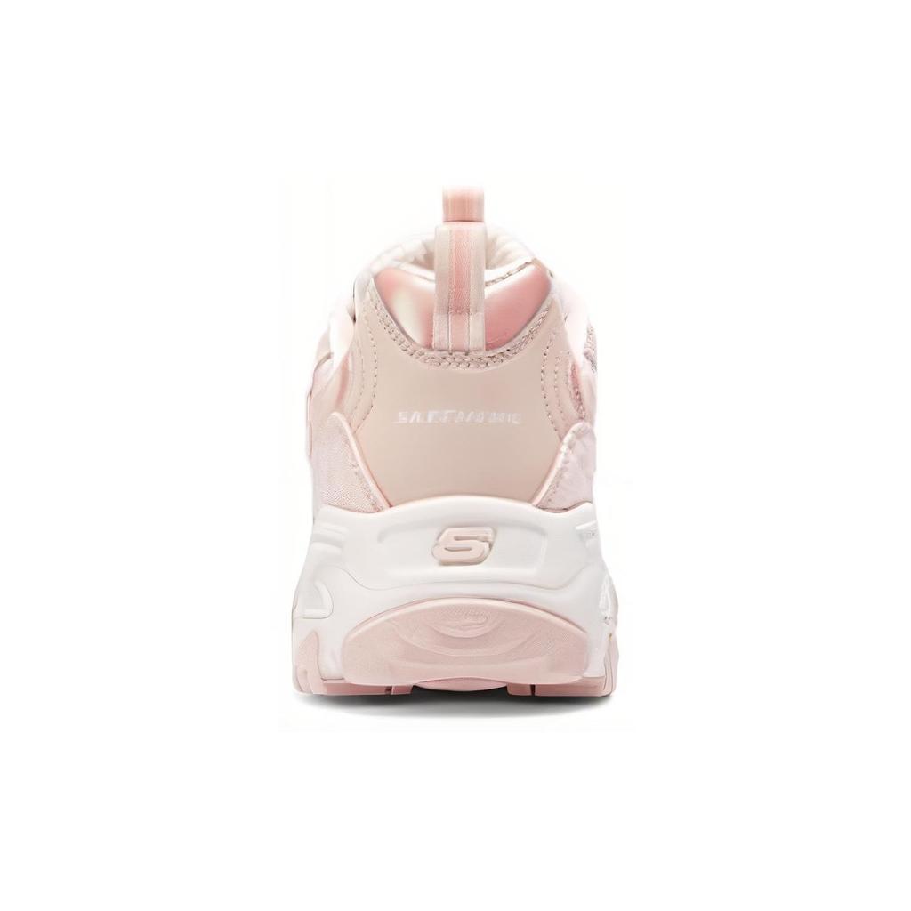 Skechers DLites 1.0 Pelle Sintetica Comode Versatili Resistenti Equilibrio Scarpe Casual Basse Donna sneaker Rosa 150038-ROS