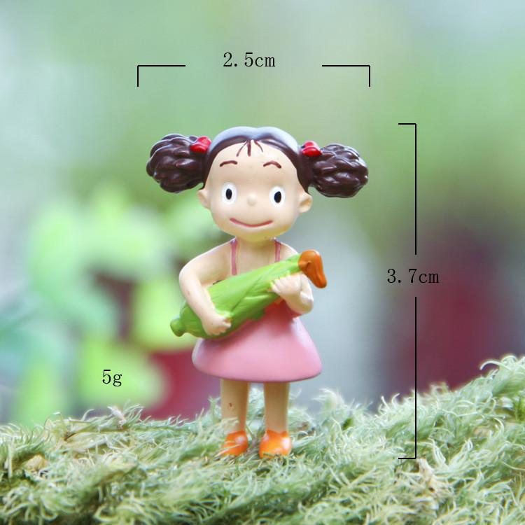 Totoro Neighbor My Corn Harvest Resin Figurine For Garden Micro Landscape Decor