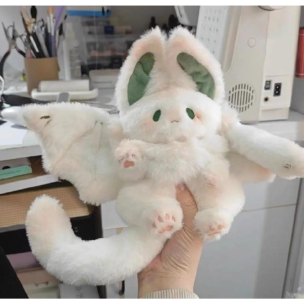 1pc Game Anime Spirit Rabbit Plush Flying Wings Bat Bunny Toy Stuffed Manta Aniamls Plushie Anime Doll Kids Girl Birthday Gift