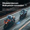 500m Motorcycle Intercom Helmet Headset 1000mah V5.3 Bluetooth Wireless Interphone Waterproof Intercomunicador Speaker Earphone