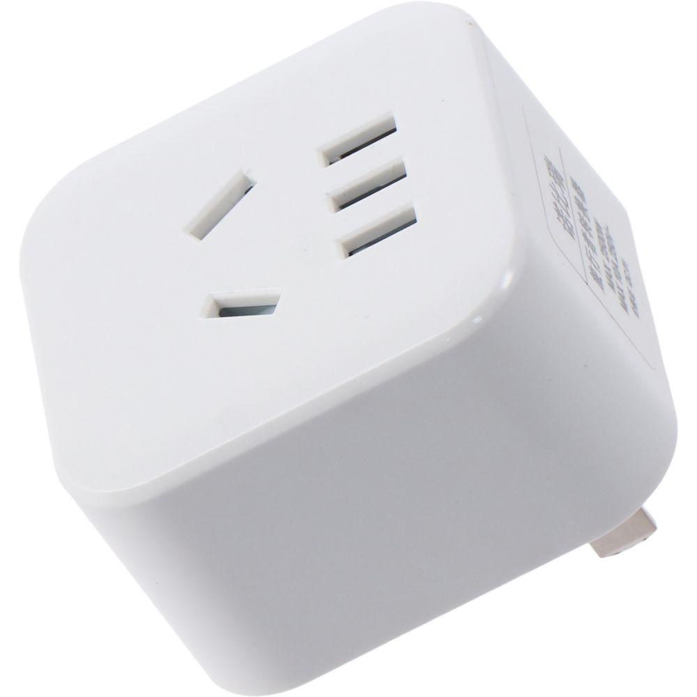 High Quality White Converter Plug Portable Durable Charger Plug PVC Converter Socket Motorhome