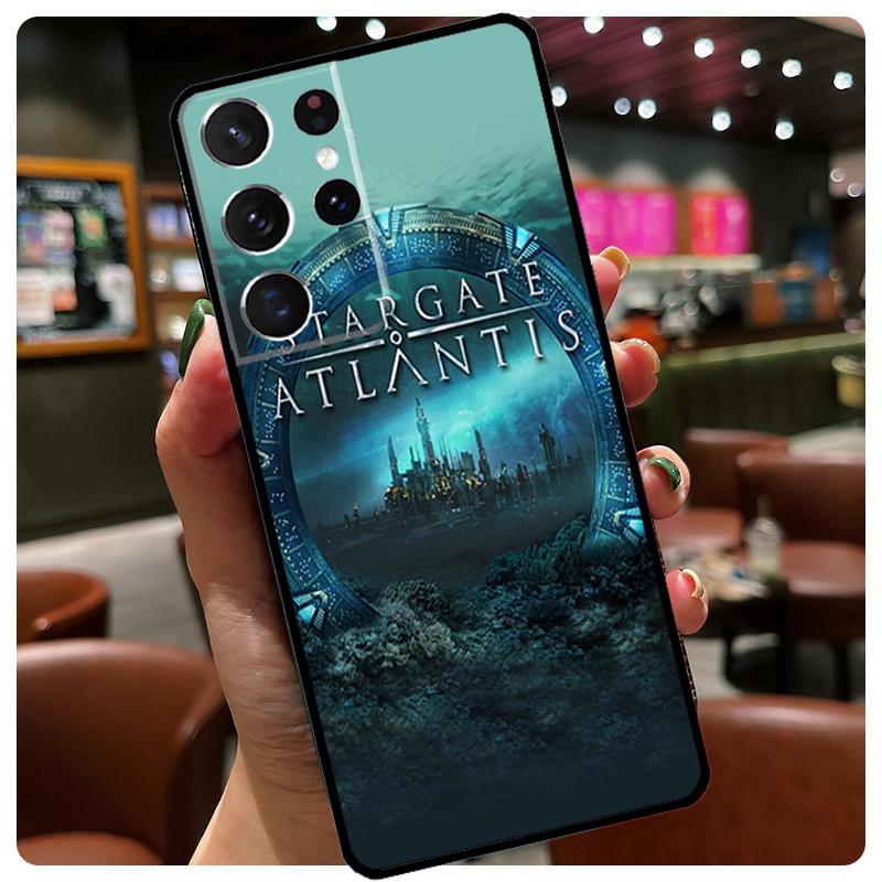 Stargate Atlantis Phone Case For Samsung Galaxy S25 Ultra S21 S22 S23 S24 Ultra S9 S10 Plus S24 S25 FE Cover