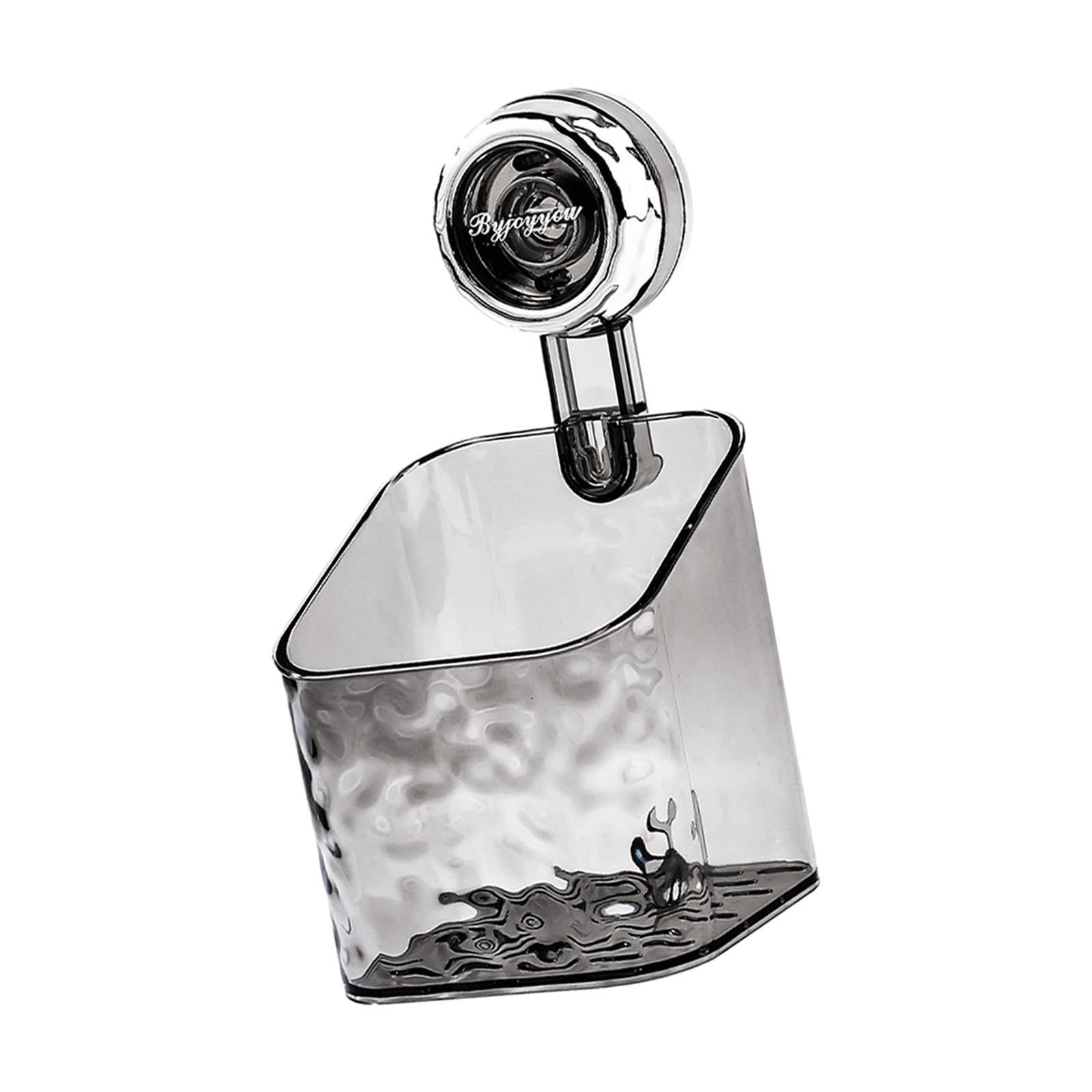 

Shower Caddy Suction Cup Bathroom No Drilling Need Shower Rooms Durable Modern Bathrooms with Drain Holes Shower Organizer