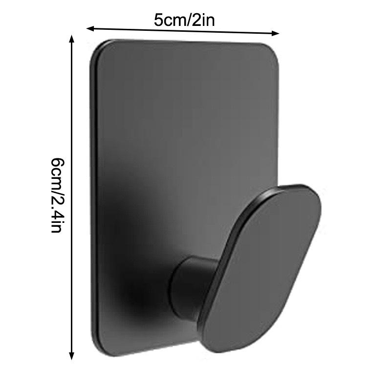 Waterproof Adhesive Wall Hook Stainless Steel Bathroom Hooks Towel Holder Closet Hook Kitchen Hardware Multi-Purpose Hanger Hook