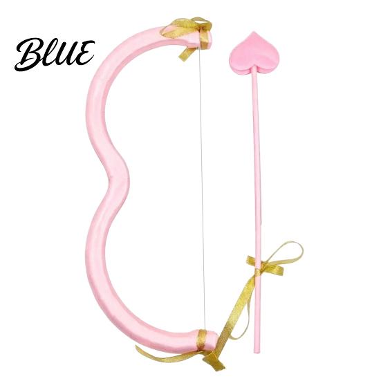 Romantic Love Symbol Decoration Cupid Bow And Arrow Costume Accessory Valentine's Day Mini Couple Gift for Valentine Set with Heart Halloween Cosplay