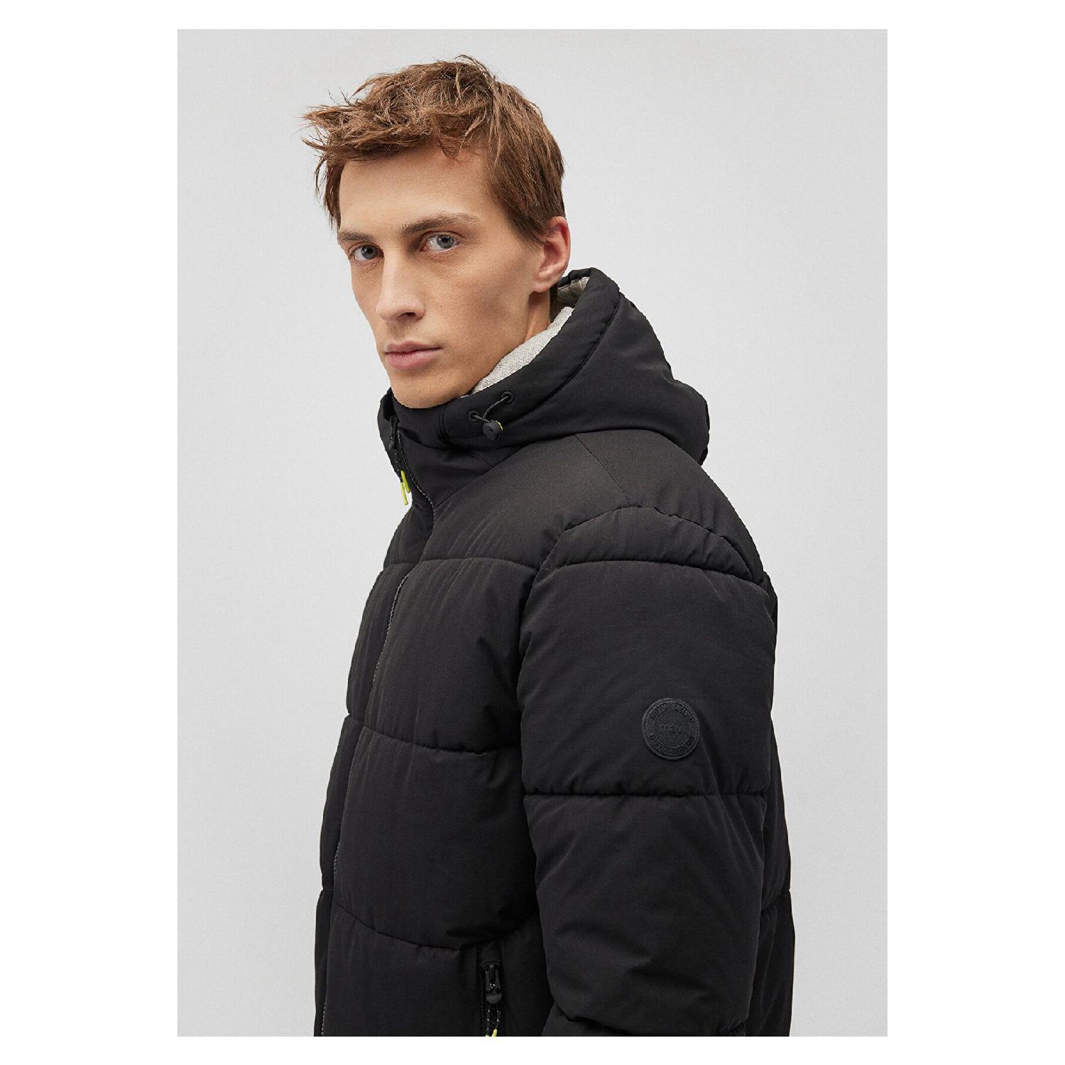 

Hooded Black Puffer Jacket 0110211-900 2XL