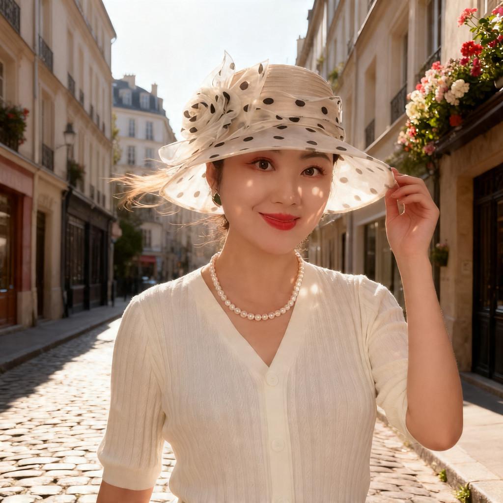 

Summer Sun Protection Wide Brim Hat With Breathable Polyester Mesh For Womens Fashion бежевый