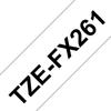 Ruban d'étiquetage - BROTHER - TZe-FX261 - Noir sur blanc - 3,6 cm - 8 m