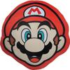 Coussin 3D - MARIO BROS - Visage Mario - Microfibre - 40 Cm