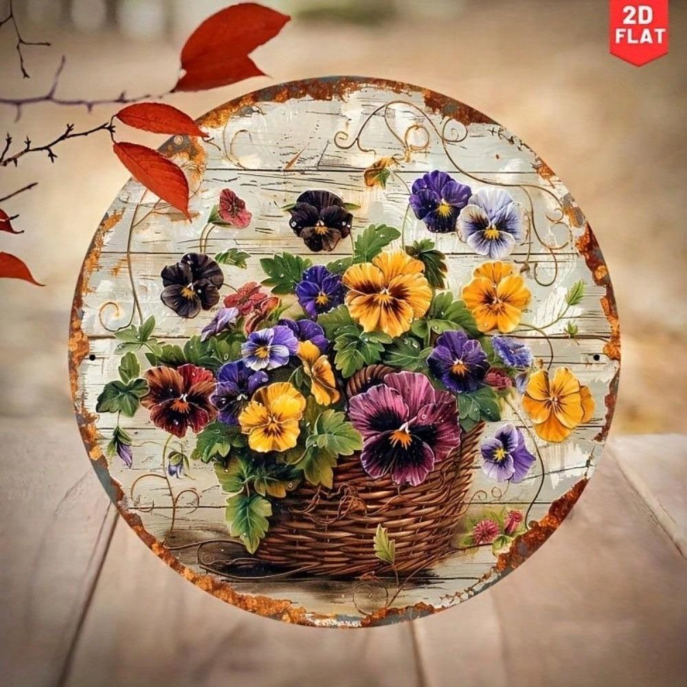 Metal Sign Board, 2D Flat Wall Art Decor