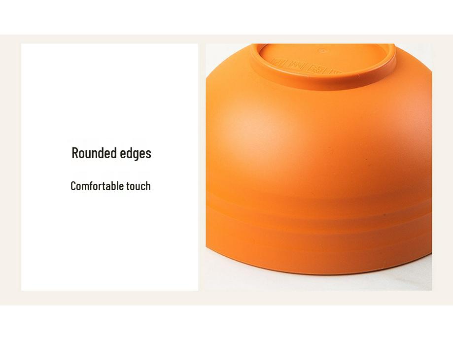 Cross-border PP Plastic Bowl Set - Multi-purpose for Dormitory: Includes Water, Fruit, Salad, Noodle, Soup, and Rice Bowls. Large Size.