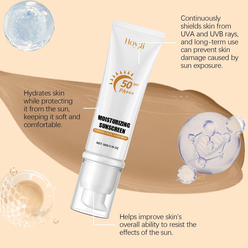 Gentle Hydrating & Protective Face Cream - Lightweight Non-Greasy Formula, Daily & Outdoor Full Skin Protection