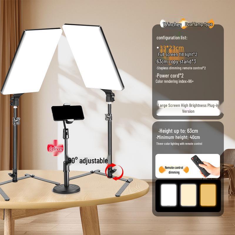 Pro Stream & Fotografie LED-Softlicht für Indoor-Videos & Beauty-Aufnahmen