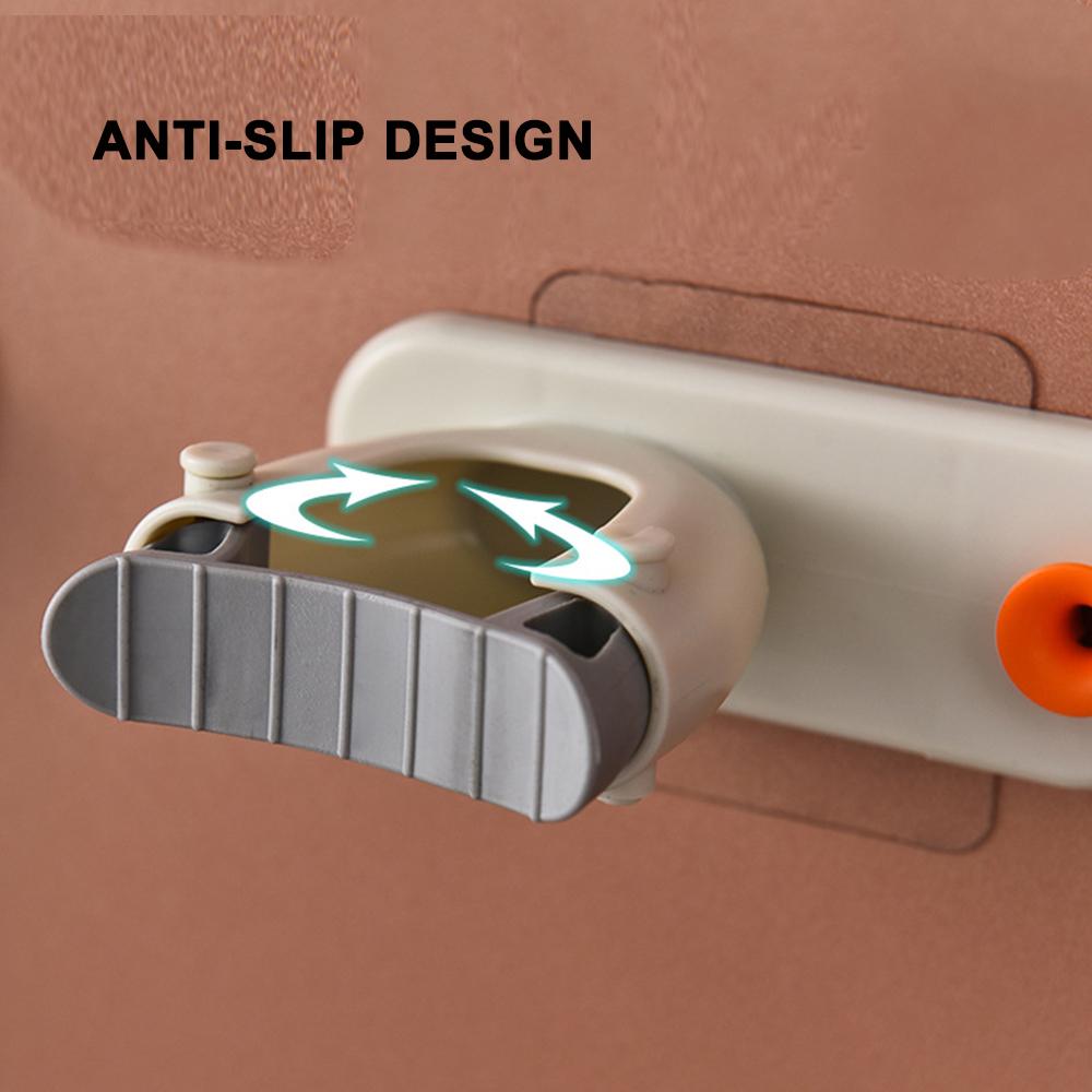 1Pcs Mop Broom Holder Wall Mounted Mop Holder Household Adhesive Storage Broom Hanger Mop Hook Racks Kitchen Bathroom Organizer
