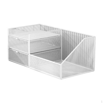 Schreibtisch-Organizer Make-up-Halter Stabiler Mehrzweck-Schreibtisch-Aufbewahrungskorb Bürobedarf für Zuhause