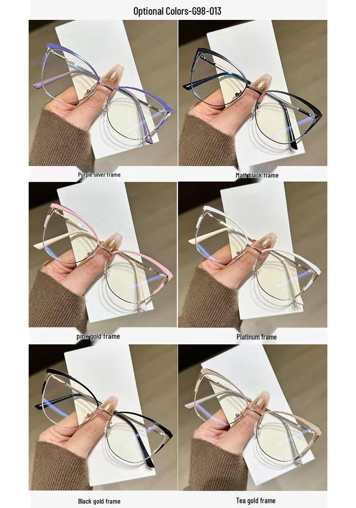 2024 Unisex Versatile Metal Eyeglass Frame for Natural Look and Face Shaping