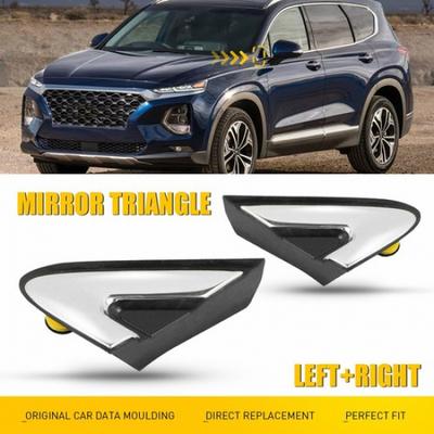 2X Moulure d'angle d'aile Garniture de rétroviseur Pour - Hyundai Santa Fe Gauche Droite V