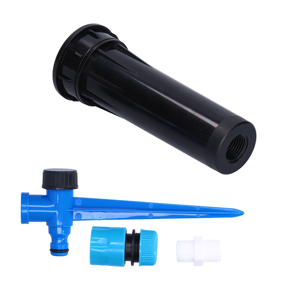 G1 2 Adjustable Sprinkler 360 Degrees  Automatic Rotating Nozzle Garden Lawn Irrigation Sprinkler