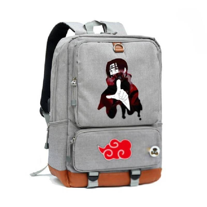 Sac à dos surdimensionné Naruto grande capacité pour le voyage et l'école