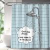 1 pc Modern Minimalist style Shower Curtains With Hooks Bathroom Curtains , Printing Shower Curtain Home Decoration Curtain