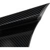 Carbon Fiber Style Front Side Window Triangle Cover Trim Exterior Accessories for Tesla Cybertruck (Bright Surface)