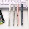 4 Pcs Animal Cat Bear Panda Erasable Pen Rollerball School Office Student 0.38 Mm Writing Supplies Japanese Stationery