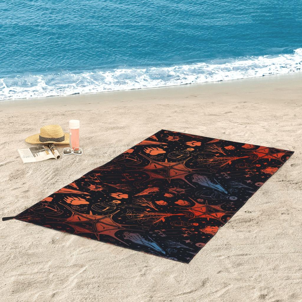 BG3 Pattern Astarion Shadowheart Druid Potion Beach Towel Soft Microfiber Quick Dry Absorbent Quick Towels For Bath