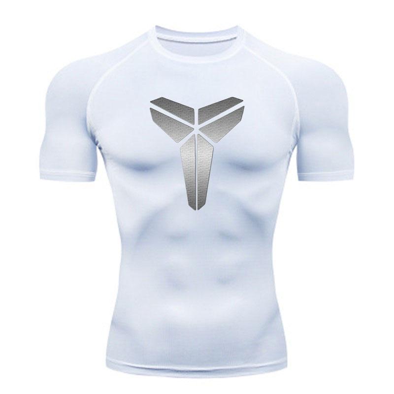 Men's Quick Dry Compression Workout T-Shirt Breathable Stret