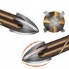 Set of spiral drill bits for glass, tiles, ceramics, 7 pcs., 3-12 mm