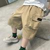 Sommer Kinder dünne abgeschnitten Arbeitshose lose Sporthose Jungen Shorts Trend