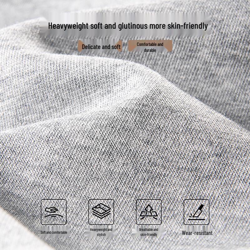 JEEP SPIRIT Men's Casual Relaxed Fit Straight Leg Cotton-Blend Trousers