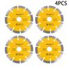 1/2/4Pcs 125Mm Diamond Disc Saw Blades Cutting Blade Disk For Angle Grinder Cutting Marble Ceramic Granite Concrete Wood