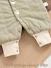 Infant Winter Padded Long Sleeve Romper - Cozy, Warm, and Thickened for Newborns
