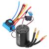 RC 3650 2300KV Waterproof 4 Poles Brushless Motor with 60A ESC Combo Set for 1 10 RC Car