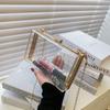 Storage Bag Acrylic Transparent Bag Box Bag Women Handbags Waterproof Banquet Crossbody Bag  Party