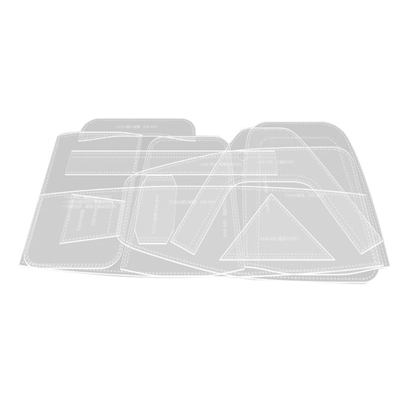 

Aug. Sling Bag Acrylic Template,Leather Pattern Acrylic Leather Templates For Capacity Crossbody Backpack