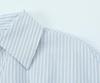 2025 Spring Women's European & American Striped High-Waisted Shirt with Shorts/Skirt Combo