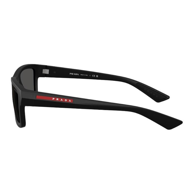 Prada Occhiali da sole rettangolari unisex stile coppia design aste personalizzate iniezione nero