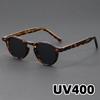 Nouveaux Lunettes de Soleil Rondes Rétro Mode Style Rue Teintées UV400 Unisexe Extérieur Voyage Anti-UV Lunettes de Soleil