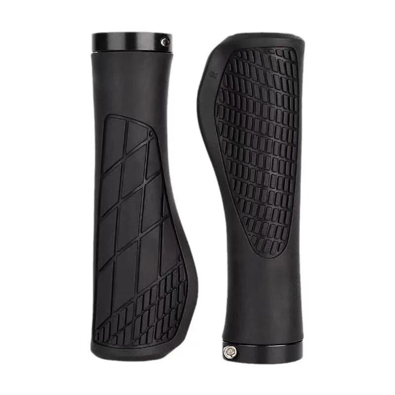 

1Pair Black Bike Handlebar Grips MTB Bike Handlebar Grips Anti Skid Comfortable Lockable Soft Rubber Cycling Parts