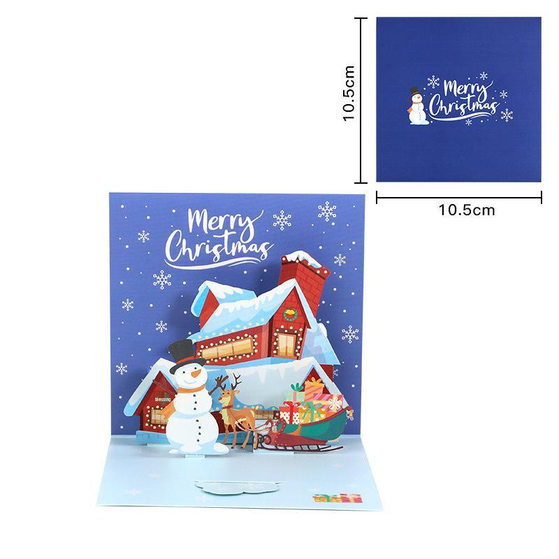 Pop-Up 3D Weihnachtsbaum-Karte - Kreative Feiertagsgrußkarte und Geschenk