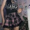 Waist A- Line Short Skirt 90s Vintage Harajuku Streetwear