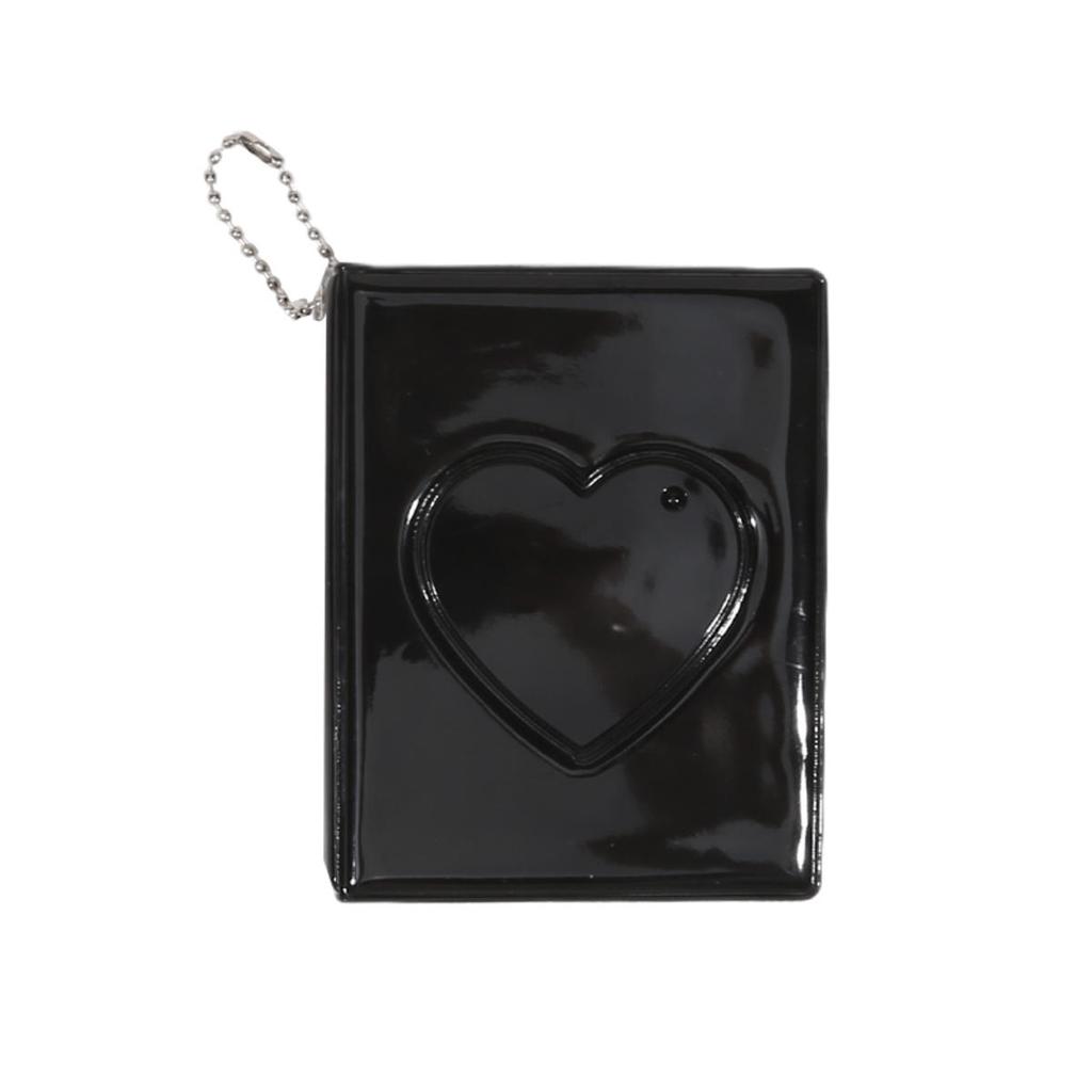 1piece 3 Inch Photocard Holder Heart Love Hollow Photo Album Card Binder Mini Idol Pictures Storage Case