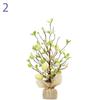 45cm Easter Egg Tree Branch with LED Lights Decora Colorful Painting Desktop Eggs DIYEgg Artificial Flower for 2025 Easter Party