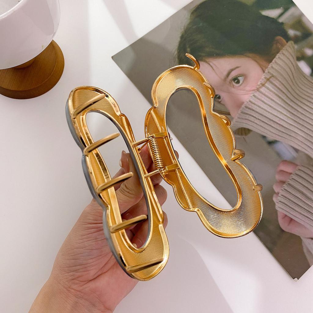 Große Elegante Minimalistische Haarspangen aus Hochwertigem Acryl für Frauen